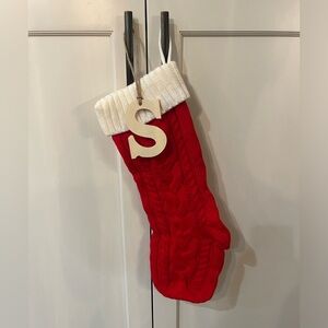 Stocking and Wooden S